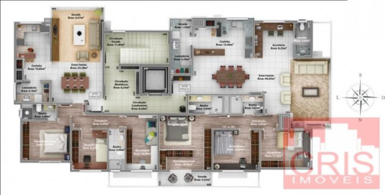 Imagem Apartamento com 3 Quartos à Venda, 101 m² em Cidade Alta - Bento Gonçalves