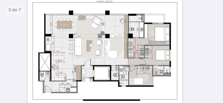 Imagem Apartamento com 3 Quartos à Venda, 159 m² em Consolação - São Paulo Imagem Apartamento com 3 Quartos à Venda, 159 m² em Consolação - São Paulo