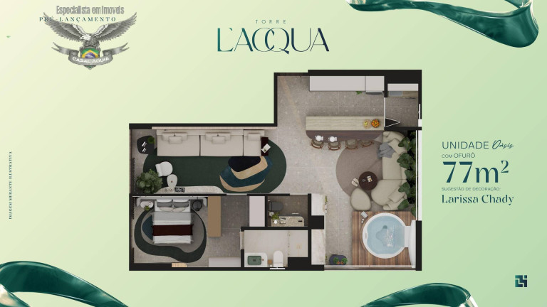Imagem Studio com 1 Quarto à Venda, em Umarizal - Belém Imagem Studio com 1 Quarto à Venda, em Umarizal - Belém