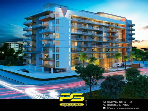 Apartamento com 2 Quartos à Venda, 63 m² em Jardim Oceania - João Pessoa