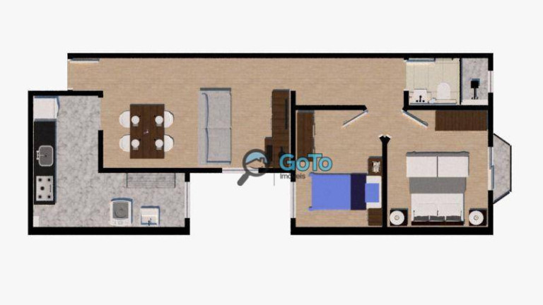 Imagem Apartamento com 2 Quartos à Venda, 59 m² em Tatuapé - São Paulo