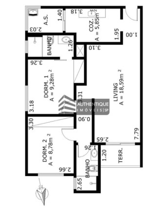 Imagem Apartamento com 2 Quartos à Venda, 70 m² em Itaim Bibi - São Paulo Imagem Apartamento com 2 Quartos à Venda, 70 m² em Itaim Bibi - São Paulo