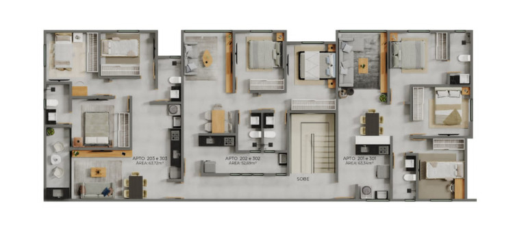 Imagem Apartamento com 2 Quartos à Venda, 45 m² em Cidade Dos Colibris - João Pessoa