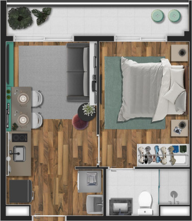 Imagem Apartamento com 1 Quarto à Venda, 29 m² em Butantã - São Paulo