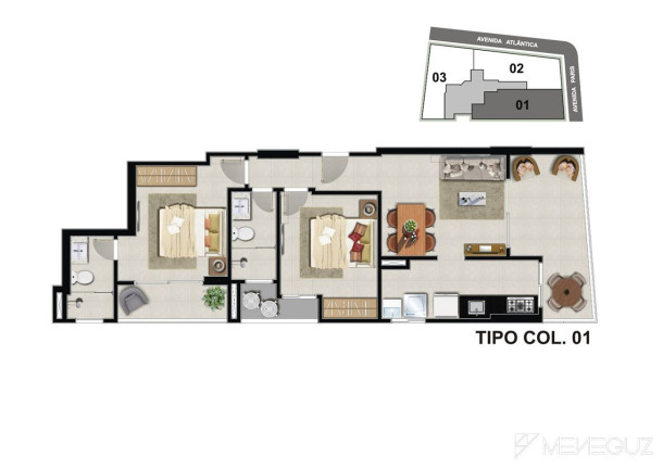 Imagem Apartamento com 2 Quartos à Venda, 67 m² em Praia Do Morro - Guarapari