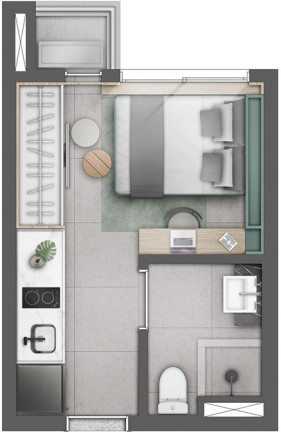 Imagem Apartamento à Venda, 19 m² em Vila Romana - São Paulo Imagem Apartamento à Venda, 19 m² em Vila Romana - São Paulo