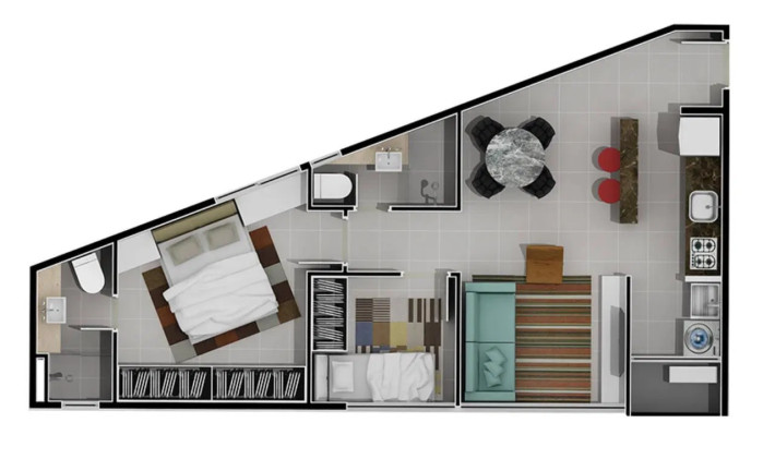 Imagem Apartamento com 2 Quartos à Venda, 54 m² em Itoupava Seca - Blumenau