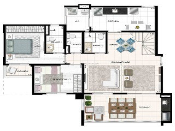 Imagem Apartamento com 3 Quartos à Venda, 98 m² em Barcelona - São Caetano Do Sul Imagem Apartamento com 3 Quartos à Venda, 98 m² em Barcelona - São Caetano Do Sul