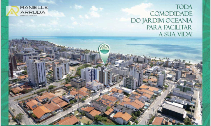 Imagem Apartamento com 2 Quartos à Venda, 54 m² em Jardim Oceania - João Pessoa