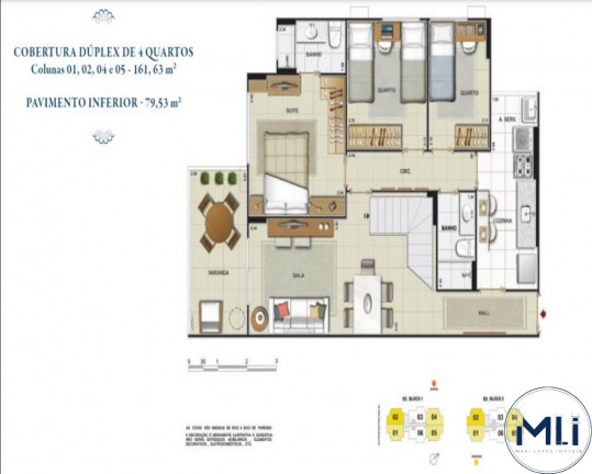Imagem Imóvel com 3 Quartos à Venda, 79 m² em Méier - Rio De Janeiro