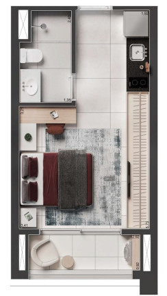 Imagem Apartamento com 1 Quarto à Venda, 26 m² em Vila Mariana - São Paulo Imagem Apartamento com 1 Quarto à Venda, 26 m² em Vila Mariana - São Paulo