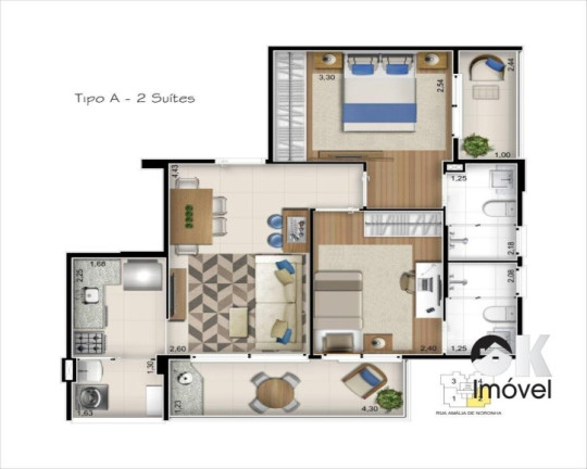 Imagem Apartamento com 2 Quartos à Venda, 57 m² em Pinheiros - São Paulo Imagem Apartamento com 2 Quartos à Venda, 57 m² em Pinheiros - São Paulo