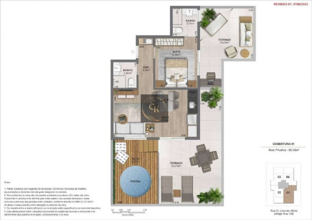 Imagem Apartamento com 1 Quarto à Venda, 45 m² em Piratininga - Niterói
