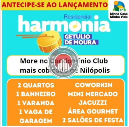 Imagem Apartamento com 2 Quartos à Venda, 46 m² em Centro - Nilopolis