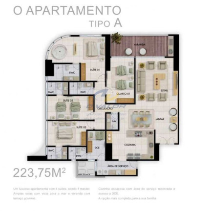 Imagem Apartamento com 3 Quartos à Venda, 410 m² em Altiplano Cabo Branco - João Pessoa