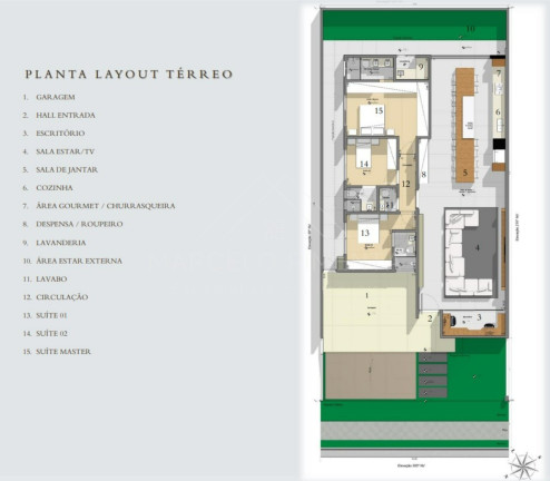 Imagem Casa com 3 Quartos à Venda, 195 m² em Roncáglia - Valinhos