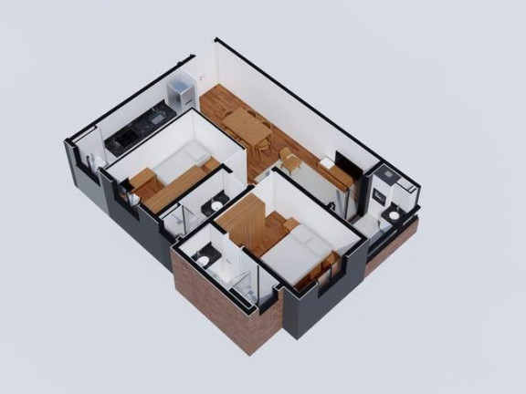 Imagem Apartamento com 3 Quartos à Venda, 69 m² em Boneca Do Iguaçu - São José Dos Pinhais