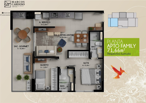 Imagem Imóvel com 2 Quartos à Venda, 72 m² em Batista Campos - Belém Imagem Imóvel com 2 Quartos à Venda, 72 m² em Batista Campos - Belém