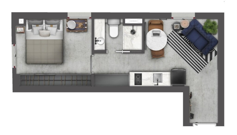 Imagem Imóvel com 1 Quarto à Venda, 29 m² em Floresta - Porto Alegre Imagem Imóvel com 1 Quarto à Venda, 29 m² em Floresta - Porto Alegre
