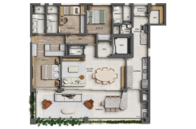 Imagem Cobertura com 3 Quartos à Venda, 354 m² em Moema - São Paulo