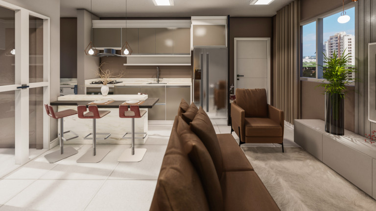 Imagem Apartamento com 2 Quartos à Venda, 65 m² em Integração - Passo Fundo