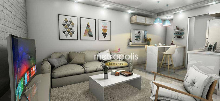 Imagem Apartamento com 2 Quartos à Venda, 55 m² em Vila Valparaíso - Santo André Imagem Apartamento com 2 Quartos à Venda, 55 m² em Vila Valparaíso - Santo André
