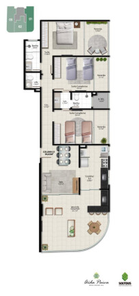 Imagem Imóvel com 2 Quartos à Venda, 72 m² em Praia Do Morro - Guarapari
