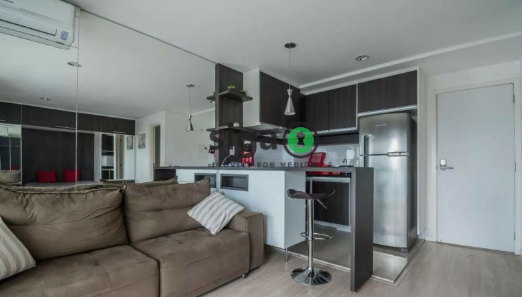 Imagem Apartamento com 1 Quarto para Alugar, 33 m² em Chácara Santo Antônio (zona Sul) - São Paulo Imagem Apartamento com 1 Quarto para Alugar, 33 m² em Chácara Santo Antônio (zona Sul) - São Paulo