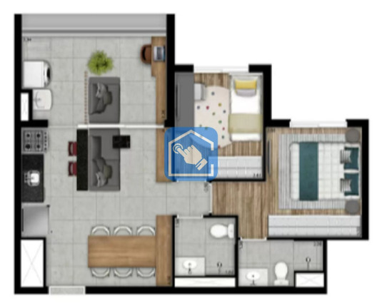 Imagem Apartamento com 2 Quartos à Venda, 57 m² em Saúde - São Paulo Imagem Apartamento com 2 Quartos à Venda, 57 m² em Saúde - São Paulo