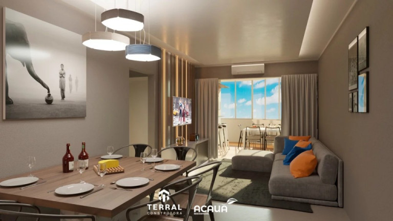 Imagem Apartamento com 2 Quartos à Venda, 55 m² em Campo Da Aviacao - Praia Grande