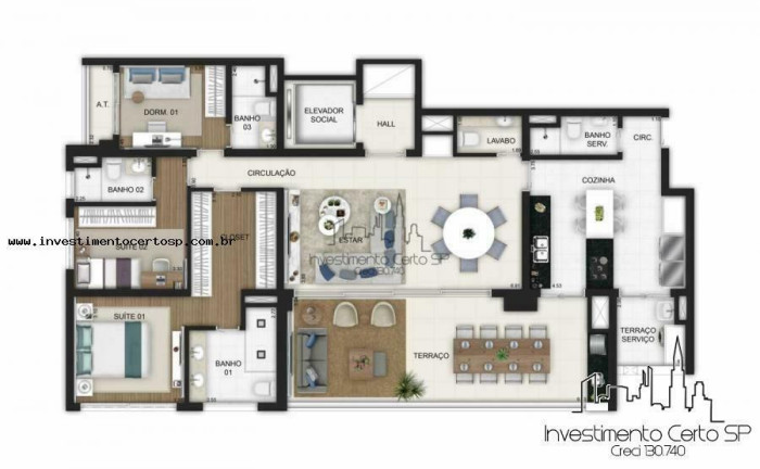 Imagem Apartamento com 3 Quartos à Venda, 163 m² em Vila Mariana - São Paulo Imagem Apartamento com 3 Quartos à Venda, 163 m² em Vila Mariana - São Paulo
