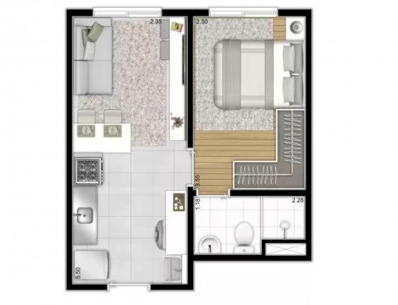 Imagem Imóvel com 1 Quarto à Venda, 31 m² em Vila Das Belezas - São Paulo Imagem Imóvel com 1 Quarto à Venda, 31 m² em Vila Das Belezas - São Paulo