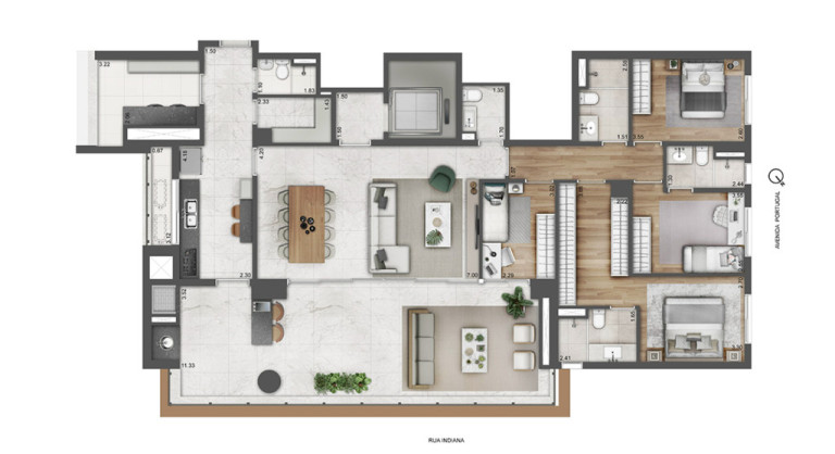 Imagem Imóvel com 4 Quartos à Venda, 190 m² em Brooklin Paulista - São Paulo Imagem Imóvel com 4 Quartos à Venda, 190 m² em Brooklin Paulista - São Paulo