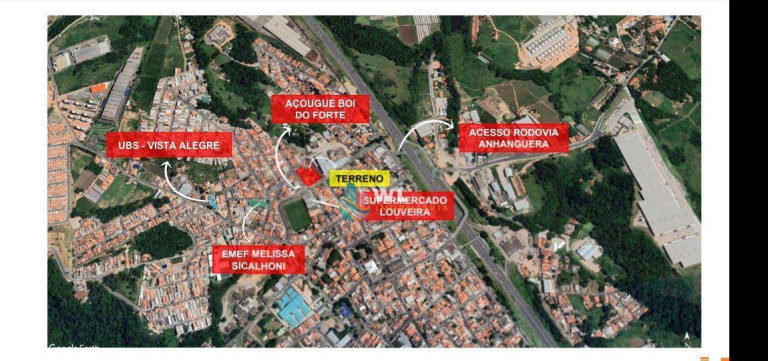 Imagem Terreno à Venda, 3.943 m² em Centro - Louveira