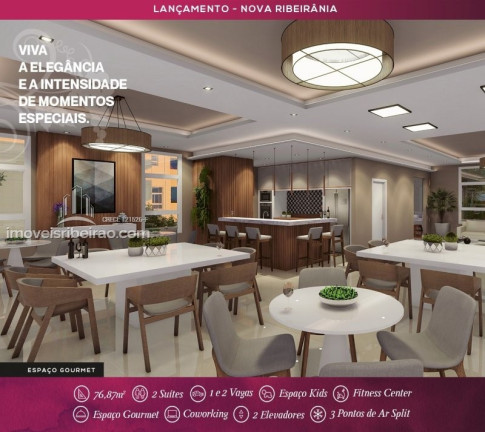 Imagem Apartamento com 2 Quartos à Venda, 76 m² em Nova Ribeirânia - Ribeirão Preto