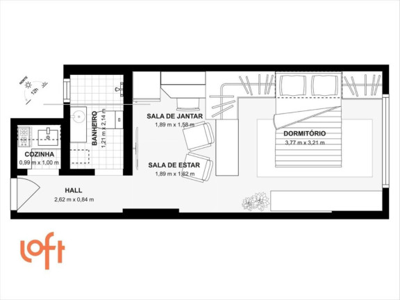 Imagem Imóvel com 1 Quarto à Venda, 26 m² em Flamengo - Rio De Janeiro
