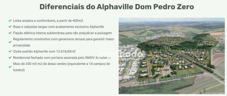 Imagem Terreno à Venda, 412 m² em Alphaville Dom Pedro - Campinas Imagem Terreno à Venda, 412 m² em Alphaville Dom Pedro - Campinas
