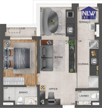Apartamento com 1 Quarto à Venda, 50 m² em Vila Clementino - São Paulo