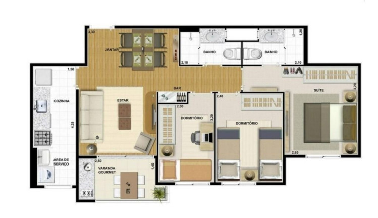 Imagem Apartamento com 3 Quartos à Venda, 65 m² em Vila Suzana - São Paulo Imagem Apartamento com 3 Quartos à Venda, 65 m² em Vila Suzana - São Paulo