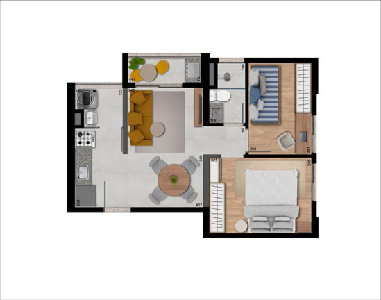 Imagem Apartamento com 2 Quartos à Venda, 40 m² em Jardim Prudência - São Paulo