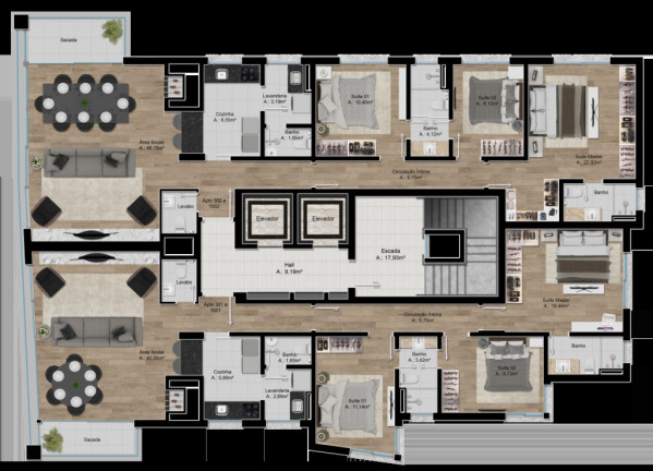 Imagem Imóvel com 3 Quartos à Venda, 124 m² em Rio Branco - Porto Alegre