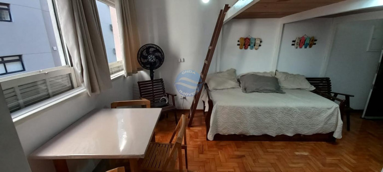 Imagem Kitnet com 1 Quarto à Venda, 30 m² em Boqueirão - Santos Imagem Kitnet com 1 Quarto à Venda, 30 m² em Boqueirão - Santos