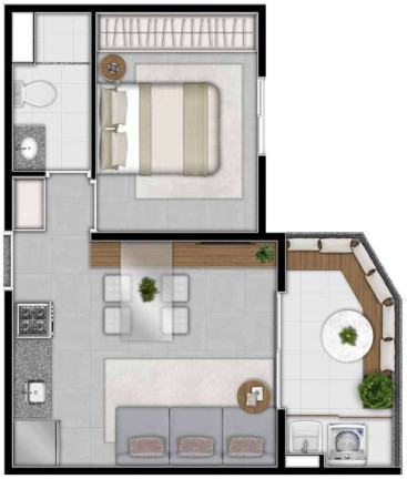 Imagem Imóvel com 1 Quarto à Venda, 36 m² em Santana - São Paulo