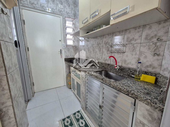 Imagem Kitnet com 1 Quarto à Venda, 28 m² em José Menino - Santos Imagem Kitnet com 1 Quarto à Venda, 28 m² em José Menino - Santos