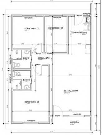 Imagem Casa de Condomínio com 3 Quartos à Venda, 72 m² em Campo Novo - Porto Alegre