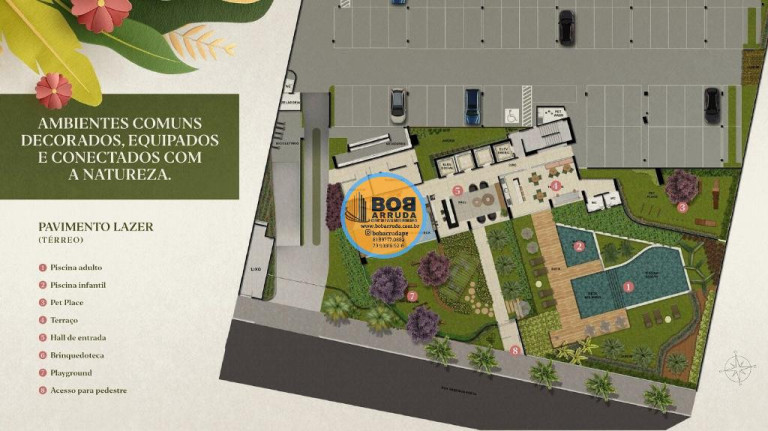 Imagem Apartamento com 3 Quartos à Venda, 70 m² em Caxangá - Recife