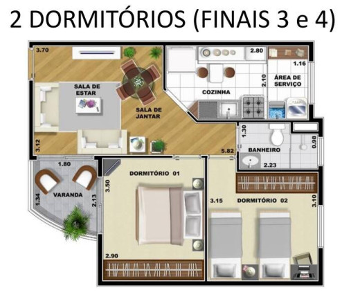 Imagem Apartamento com 2 Quartos à Venda, 55 m² em Jardim Olavo Bilac - São Bernardo Do Campo Imagem Apartamento com 2 Quartos à Venda, 55 m² em Jardim Olavo Bilac - São Bernardo Do Campo