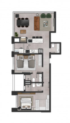 Imagem Apartamento com 3 Quartos à Venda, 110 m² em Centro - Torres Imagem Apartamento com 3 Quartos à Venda, 110 m² em Centro - Torres