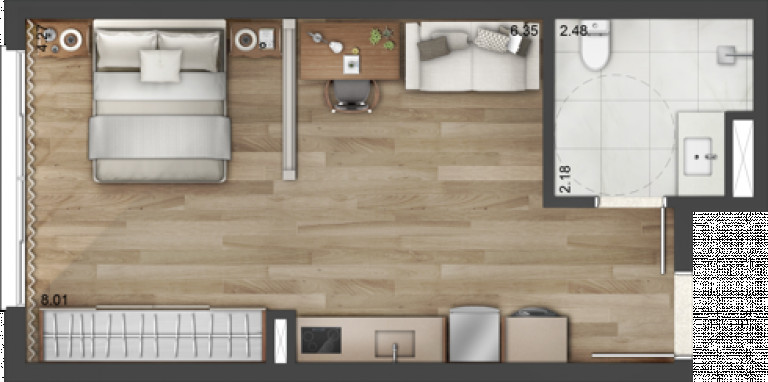Imagem Apartamento com 1 Quarto à Venda, 42 m² em Petrópolis - Porto Alegre