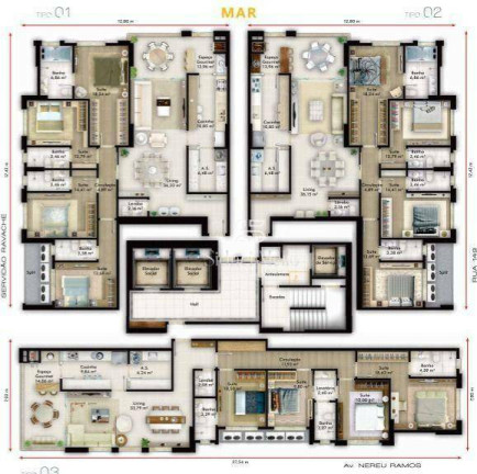 Imagem Apartamento com 4 Quartos à Venda, 168 m² em Meia Praia - Itapema Imagem Apartamento com 4 Quartos à Venda, 168 m² em Meia Praia - Itapema